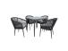 Aiamööblikomplekt ECCO laud ja 4 tooli 21177
