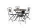 Aiamööblikomplekt MOSAIC laud ja 4 tooli