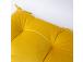 Toolipadi VELVET 2, 40x40cm, kollane, 100% polüester, kangas-828