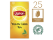 Must tee LIPTON Yellow Label 25tk fooliumümbrikus