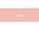 Lauakalender Classic plastkaaned pastelne roosa 00300/40423