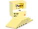 märkmepaber 76x76mm POST-IT kanaari kollane 6x100 lehte