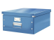 Pappkast kaanega Leitz Click & Store (L) 369x200x482mm sinine