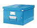 Pappkast kaanega Leitz Click & Store (M) 281x200x370mm sinine