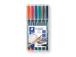 Permanentne marker OHP STAEDTLER Lumocolor 317 M 1,0mm 6 värvi komplekt
