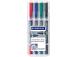 Permanentne marker STAEDTLER Lumocolor Duo 348 kahe otsaga 0,61,5mm 4 värv komplekti