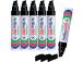 Permanentne marker ARTLINE 100 7,5-12mm lõigatud otsaga must