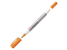 Permanentne marker SAKURA Identi-Pen kahe otsaga 0.4 & 1.0mm oranž