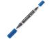 Permanentne marker Staedtler DUO 348 kahe otsaga 0,61,5mm sinine
