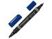 Permanentne marker Staedtler DUO 348 kahe otsaga 0,61,5mm sinine