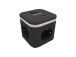 Pikendusjuhe FELLOWES Ampra 3-pesa, 1 x USB-A ja 2 x USB-C, lülitiga must