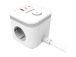 Pikendusjuhe FELLOWES Ampra 3-pesa, 1 x USB-A ja 2 x USB-C, lülitiga valge