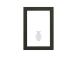 Pildiraam 15x20cm NINA Black MDF must raam