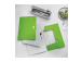 Plastmapp A4 kummiga LEITZ WOW roheline