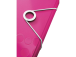 Plastmapp A4 kummiga LEITZ WOW roosa