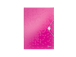 Plastmapp A4 kummiga LEITZ WOW roosa
