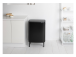 Prügikast BRABANTIA Bin Hi, jalgadel prügikast 2x30L, must