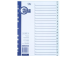 Registri vahelehed A4 1-20 hall plast Forpus