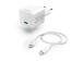 Hama Wall charger and Lightning cable, 20W, valge - Vooluadapter kaabliga