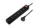 Hama Power Strip, 6-pesa, 5 m, must - Pikendusjuhe