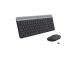 Logitech Slim Combo MK470, SWE, hall - Juhtmevaba klaviatuur + hiir