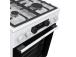 Gorenje, 70 L, laius 50 cm, valge - Gaasipliit elektriahjuga