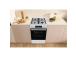 Gorenje, 70 L, laius 50 cm, valge - Gaasipliit elektriahjuga