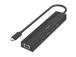 Hama USB-C Hub, 3x USB-A 3.2 Gen 1, USB-C, HDMI, LAN, must - USB jagaja