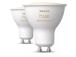 Philips Hue White Ambiance, GU10, 2 tk, valge - Nutivalgusti