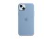 Apple Silicone Case with Magsafe, iPhone 15 Plus, helesinine - Ümbris