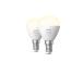 Philips Hue White Lustre, Läikiv, P45, E14, 2 tk, valge - Nutivalgusti