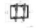 Vogel's UP 2013 Tilting S, 19-43", must - Teleri seinakinnitus