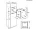 Electrolux 500 seeria, grilliga, 23 L, must - Integreeritav mikrolaineahi