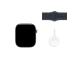 Apple Watch 12, 42 mm, GPS, alumiinium, sport band, S/M, tumehall / tumesinine - Nutikell