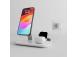 Puro Mag Station 3-in-1 Desk Stand, MagSafe, Qi2, valge - Laadimisdokk