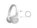 Philips TAH-4205, valge - Kõrvapealsed juhtmevabad kõrvaklapid