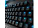 Logitech G Pro GX Blue Clicky, SWE, must - Mehaaniline klaviatuur