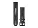 Garmin fenix 7S, 20mm, QuickFit, must silikoon - Vahetusrihm