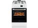 Electrolux 600 Seeria SteamBake, 58 L, laius 50 cm, valge - Gaasipliit elektriahjuga