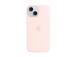 Apple Silicone Case with Magsafe, iPhone 15, roosa - Ümbris