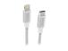 SBS Silver Metal Braided, USB-C - Lightning, hõbe - Kaabel