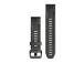Garmin fenix 7S, 20mm, QuickFit, must silikoon - Vahetusrihm