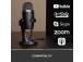 Blue Yeti Nano, 3,5 mm, USB, must - Mikrofon
