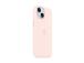 Apple Silicone Case with Magsafe, iPhone 15, roosa - Ümbris
