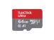 SanDisk Ultra microSD with SD Adapter, 64 GB - Mälukaart