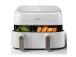 Philips 3000 Seeria Dual Basket Airfryer, 9 L, 2750 W, kaks korvi, valge - Kuumaõhufritüür