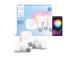 Philips Hue Essential Starter Kit, A60 + Hue Bridge, Full Color, E27, 3 tk, valge - Nutivalgusti