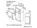 Bosch, 25 L, 900 W, must/roostevaba teras - Integreeritav mikrolaineahi