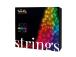 Twinkly Strings, 400 LED, IP44, 32 m, must - Nutikad jõulutuled