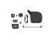 Dji Mic Mini, 1 TX + 1 RX, must - Juhtmevaba mikrofon